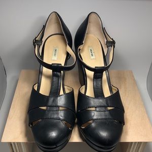 Kimchi Blue black Mary Janes (vegan), size 7